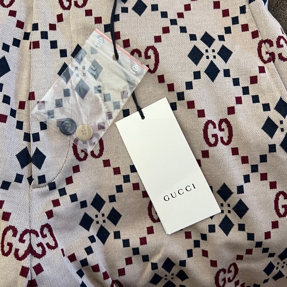 GUCCI NWTs Monogram Canvas Bermuda Shorts - Picture 4 of 8
